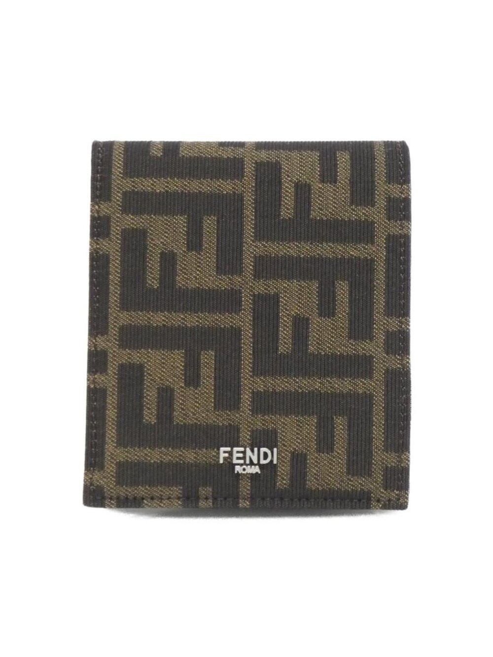 Fendi Billfold Wallet Brown